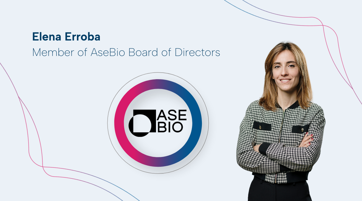 Elena Erroba, 3PBIOVIAN's Chief Commercial Officer, will now represent 3PBIOVIAN on the Board of Directors of AseBio (Spanish Association of Biocompanies)